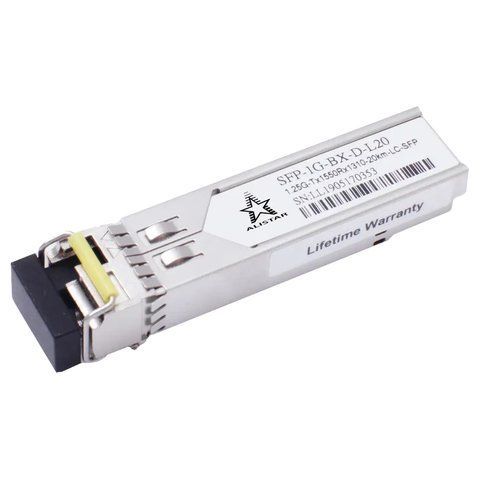 ALISTAR SFP-1G-BX-D-L20 SFP 1G 1SM WDM LC 20KM TX1550/RX1310nm DDM Модуль 99-00020848 фото
