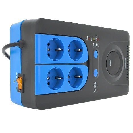 Green Wave Winchester 500VA (350Вт) Стабілізатор напруги релейний 4xShuko, DC140-260V, AC220&plusmn;8%, BOX 99-00018144 фото