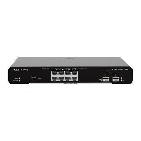 Ruijie RG-NBS3100-8GT2SFP-P 8-портовий гігабітний L2 керований комутатор POE 99-00008407 фото