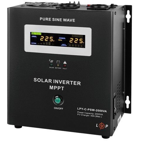 LOGICPOWER LPY-С-PSW-2000VA (1400Вт) MPPT 24В Джерело безперебійного живлення 99-00012756 фото
