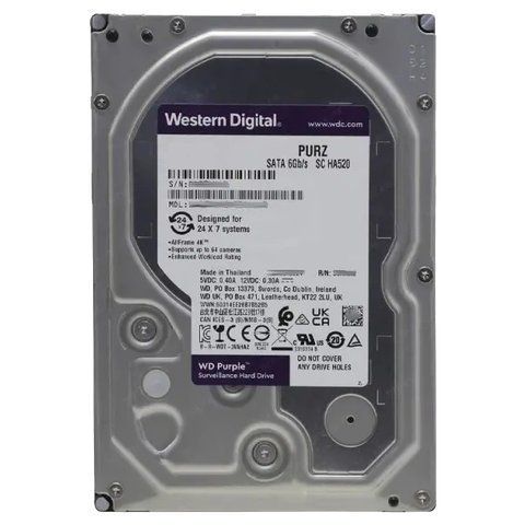 Western Digital Purple 3.5" 4TB (WD44PURZ) Жорсткий диск 99-10034892 фото