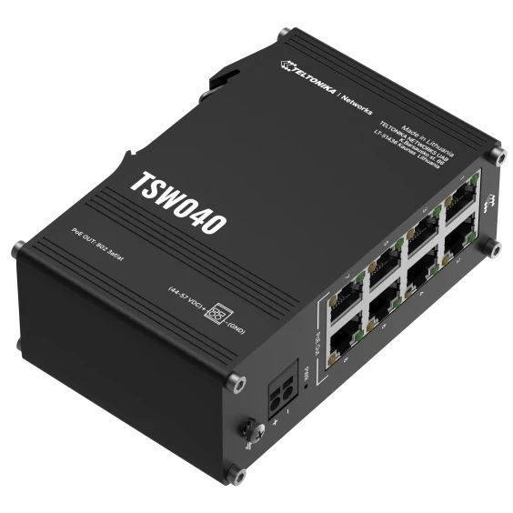 Teltonika TSW040 PoE+ Комутатор 8 портів некерований 99-10026545 фото