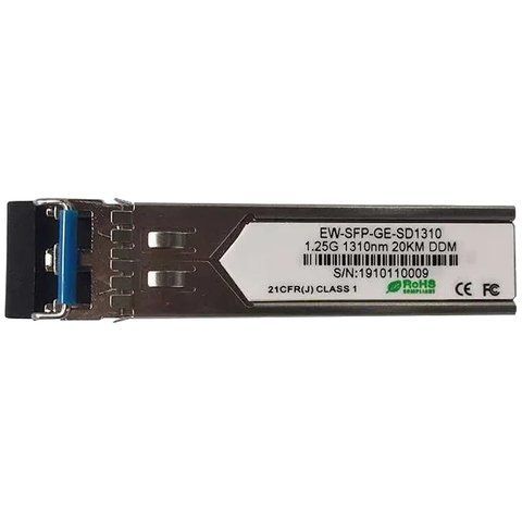 Ewind EW-SFP-GE-SD1310 155M, Single-mode Dual Fiber, 1310nm, 20km, LC connector Модуль SFP 99-00022219 фото