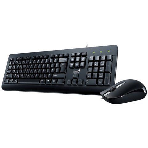 Genius KM-160 Black Ukr (31330001419) Комплект (клавіатура + миша) 99-00021081 фото