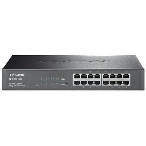 TP-LINK TL-SG1016DE 1000М Комутатор 16 портів керований 99-00019908 фото