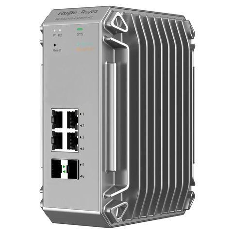 Ruijie RG-NIS3100-4GT2SFP-HP IP40 Комутатор 6 портів керований 99-00016928 фото