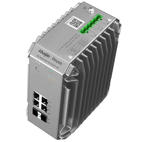 Ruijie RG-NIS3100-4GT2SFP-HP IP40 Комутатор 6 портів керований 99-00016928 фото