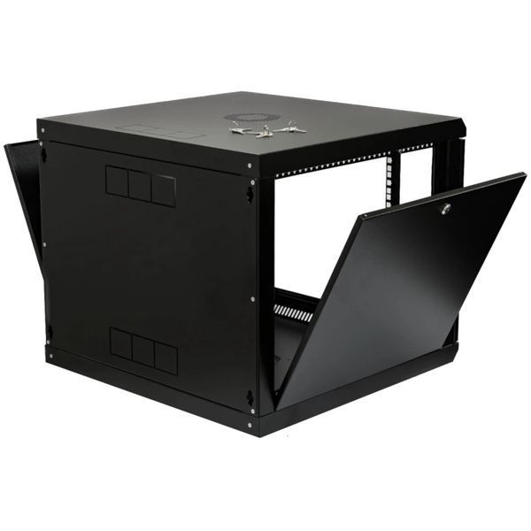19" 9U 600x600x507мм акрилове скло чорна Шафа 99-10028909 фото