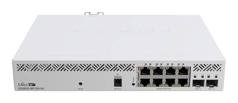 MikroTik CSS610-8P-2S+IN PoE Комутатор 8 портів керований 99-00013382 фото