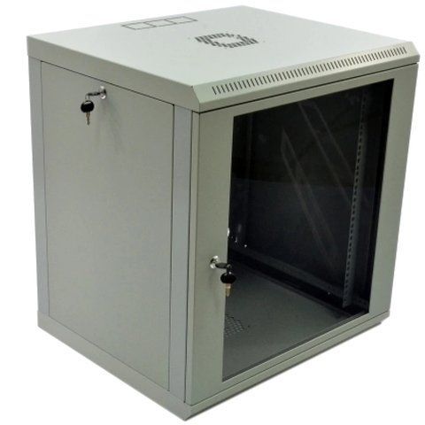 12U Шафа 19", 600x500x640мм (Ш*Г*В), економ, акрилове скло, сіра 99-00007977 фото