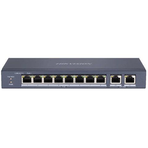 Hikvision DS-3E0310P-E/M PoE Комутатор 8 портів некерований 99-00014954 фото
