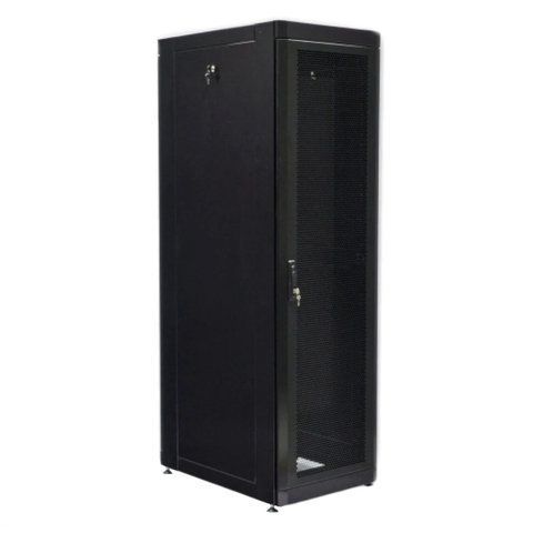 UA-MGSE4268MPB Шафа 19" 42U, 610х865 мм (Ш*Г), посилена, перфоровані двері (66%), чорна 99-00008102 фото