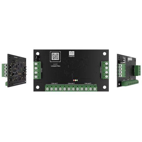 Модуль для розгалуження лінії на чотири лінії Ajax Superior LineSplit Fibra 99-00015764 фото