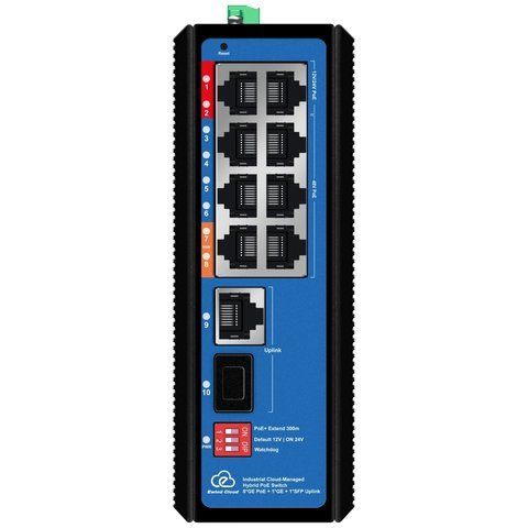 Ewind EW-EPIS3910SH-8GE AI PoE Комутатор 10 портів керований хмарно 99-10036672 фото