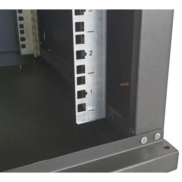 EServer 12U 600х500х637 скло, чорна Шафа 99-10027988 фото